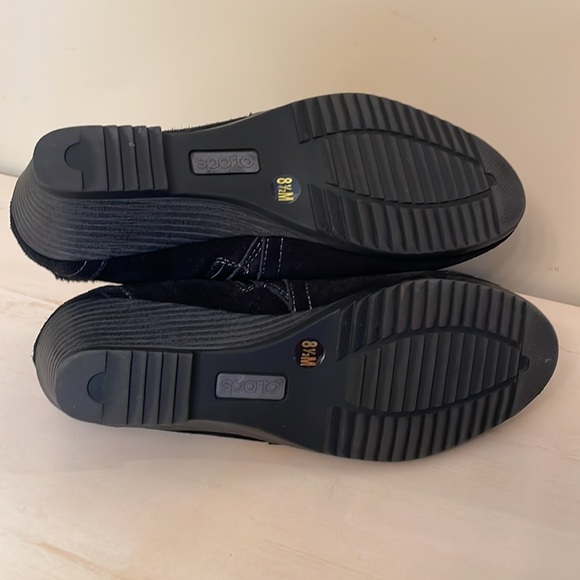Black Sporto booties Sz 8.5 - Picture 2 of 4